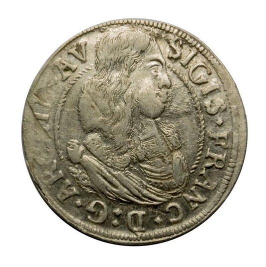 3 kreuzer 1665 Sigismond François Autriche Salle du Tyrol