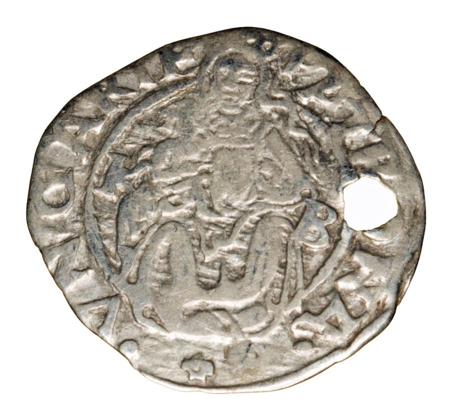 Denier 1552 Ferdinand Ier de Habsbourg Hongrie Kremnica