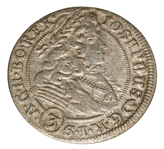 3 kreuzer 1705 Joseph Ier de Habsbourg Silésie Wrocław