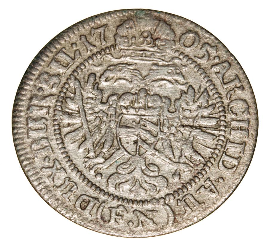 3 kreuzer 1705 Joseph Ier de Habsbourg Silésie Wrocław