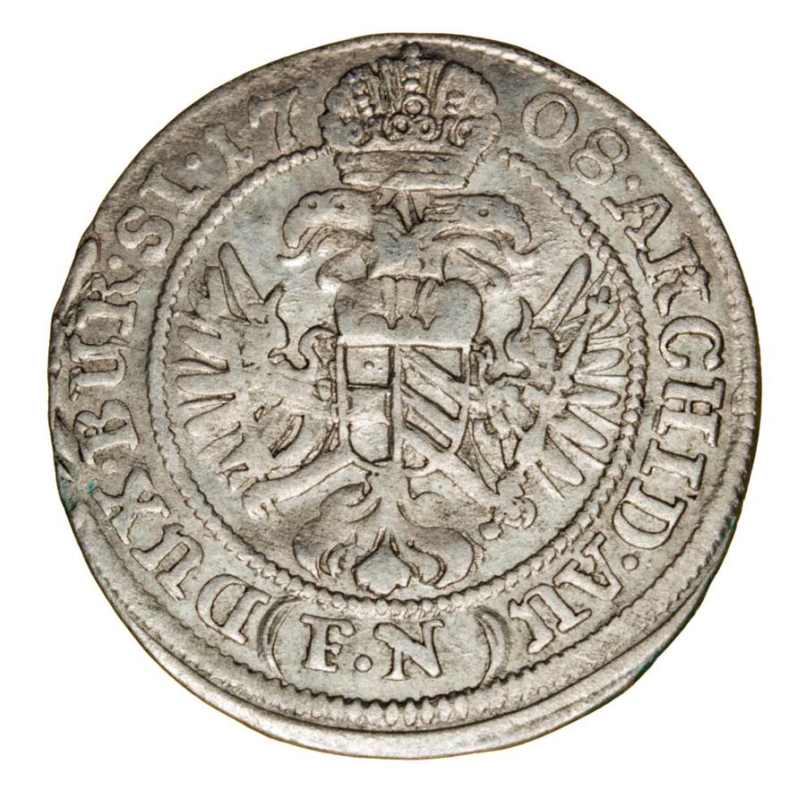 3 kreuzer 1708 Joseph Ier Habsbourg Silésie Wrocław