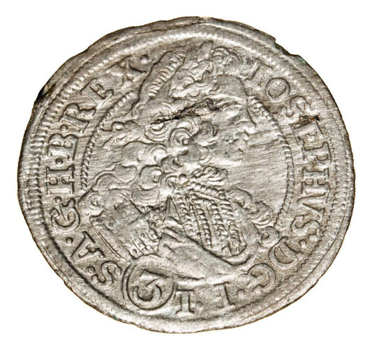 3 kreuzer 1710 Joseph Ier de Habsbourg Silésie Brzeg