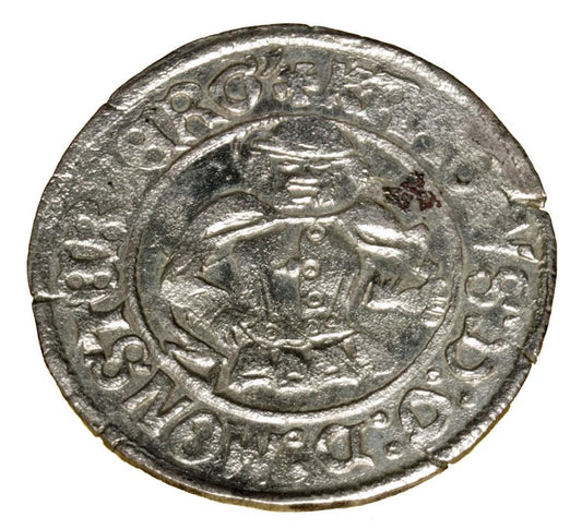 Grosz 1518 Charles Ier Duché de Ziębice-Oleśnica Złoty Stok