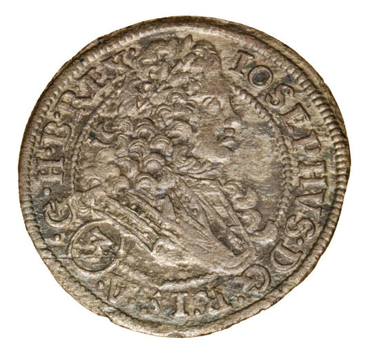 3 kreuzer 1711 Joseph II Habsbourg Silésie Wrocław