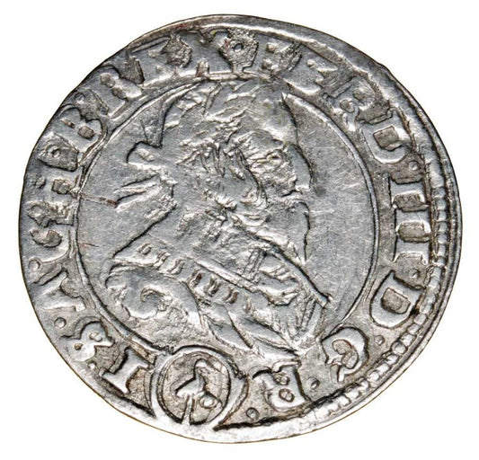 3 krajcary 1637 Ferdinand III Habsbourg Silésie Wrocław