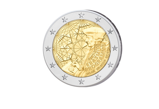 2 euros 2022 Belgique 35 ans Erasmus Émission conjointe