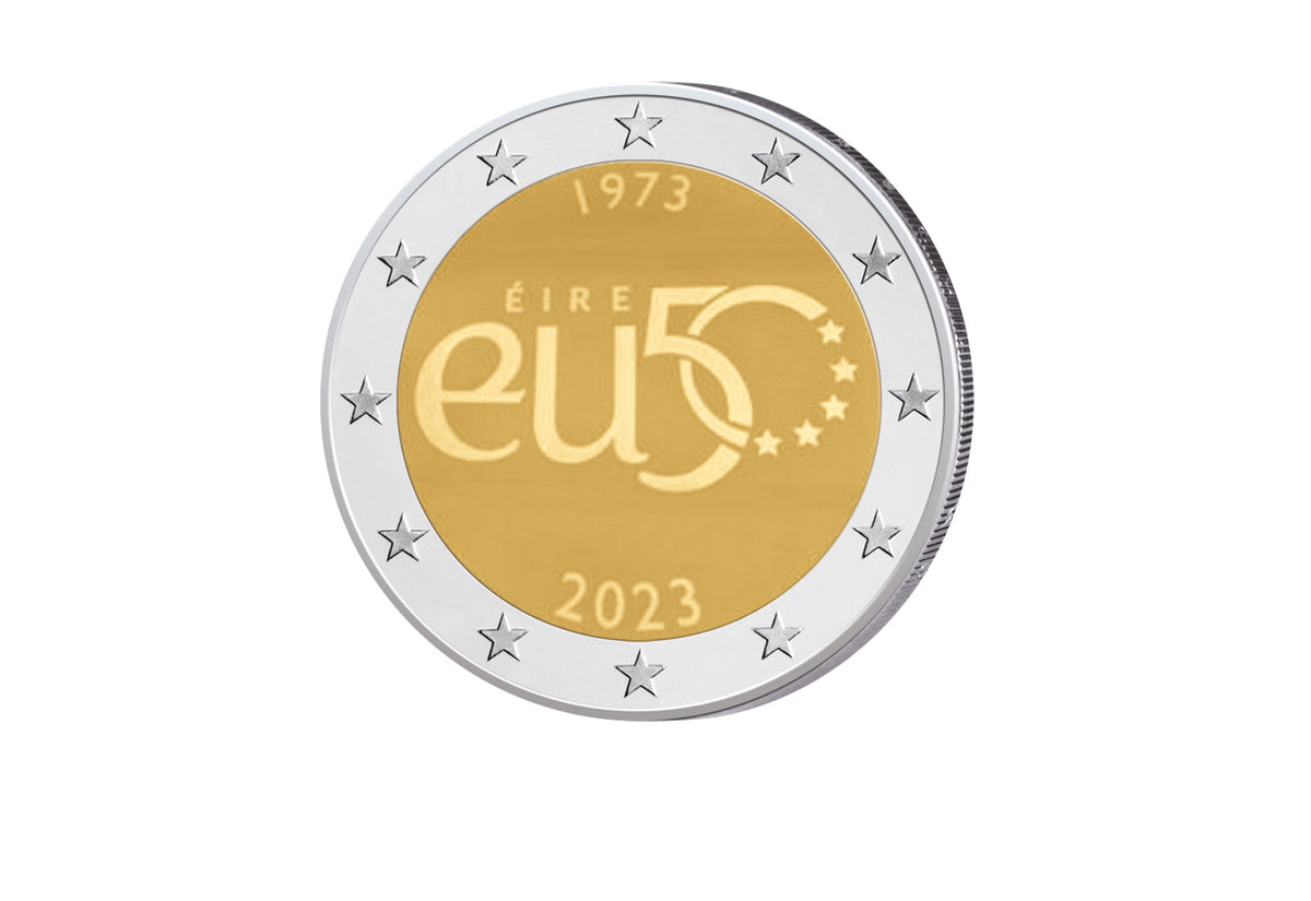 2 Euro 2023 Irlande 50e anniversaire de l'adhésion à l'UE