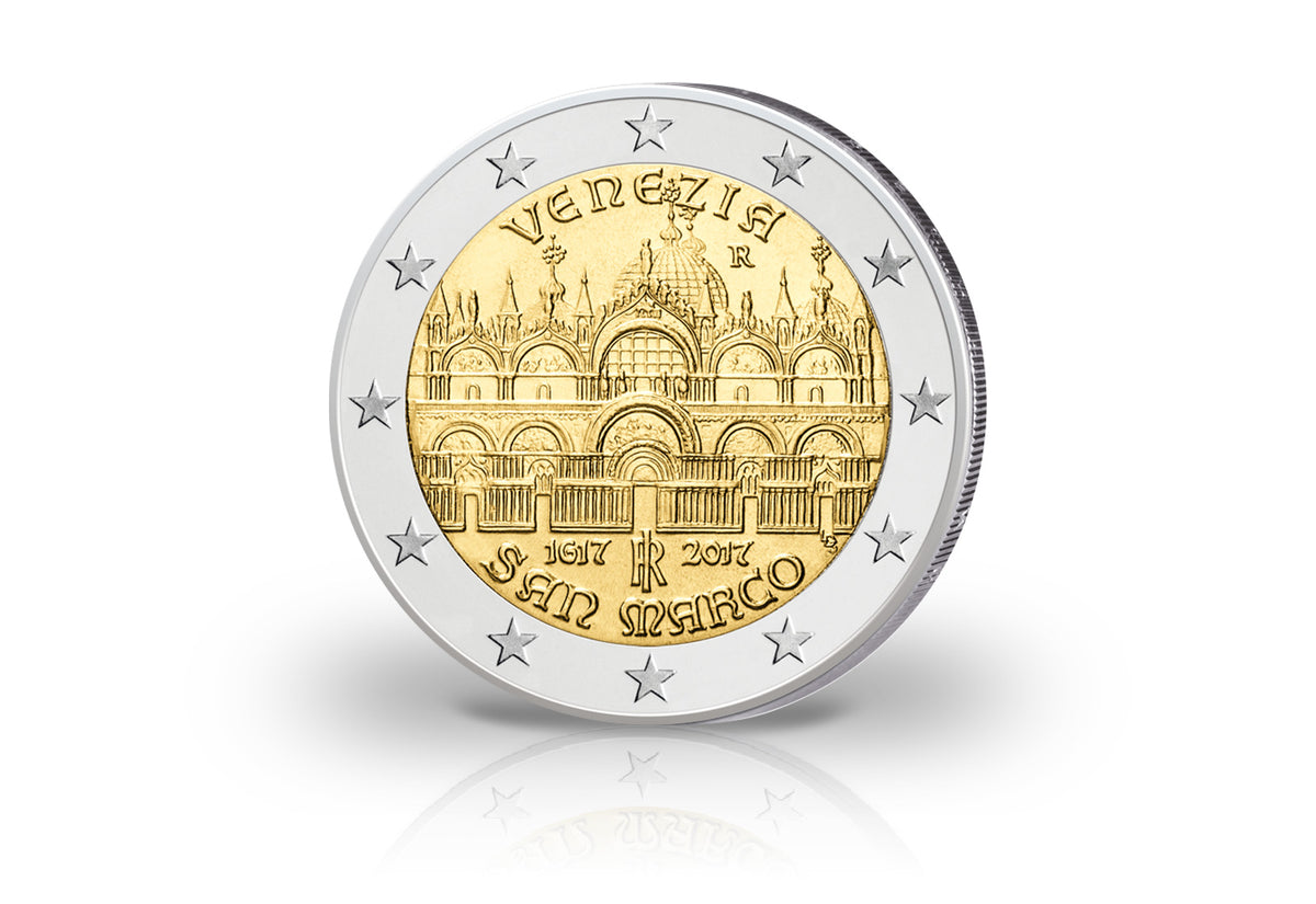 2 Euro 2017 Italie 400 ans de la basilique Saint-Marc Venise