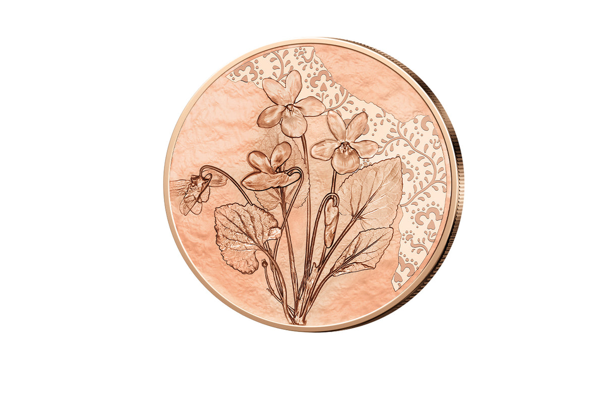 Pièce de 10 euros en cuivre 2024 Autriche Violet bfr.