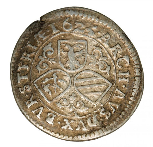 3 krajcary 1625 Ferdinand II Habsbourg Autriche Graz