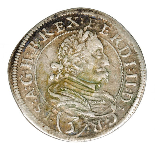 3 krajcary 1629 Ferdinand II Habsbourg Autriche Graz