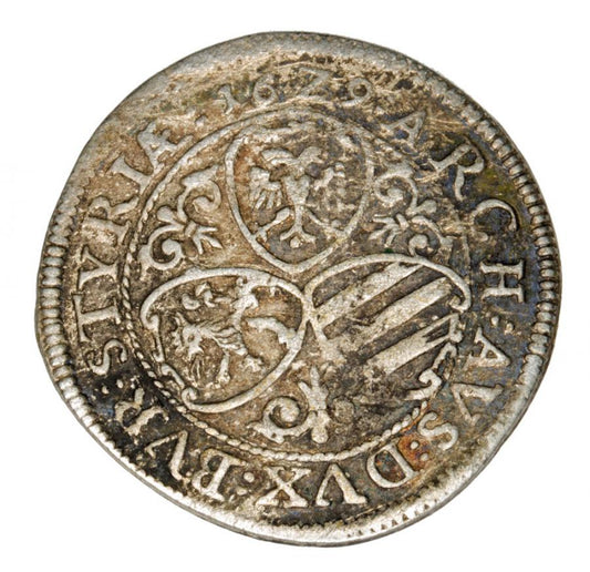 3 krajcary 1629 Ferdinand II Habsbourg Autriche Graz