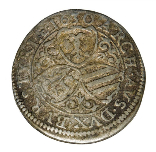 3 krajcary 1630 Ferdinand II Habsbourg Autriche Graz