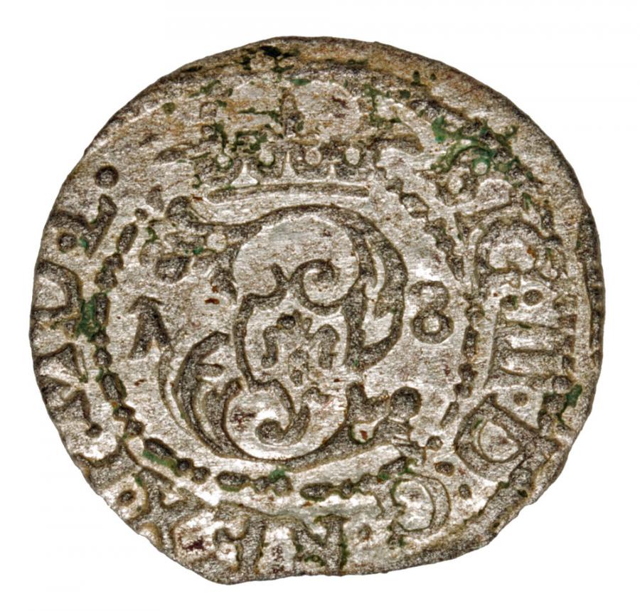 Szeląg 1618 Sigismond III Vasa Lituanie Vilnius