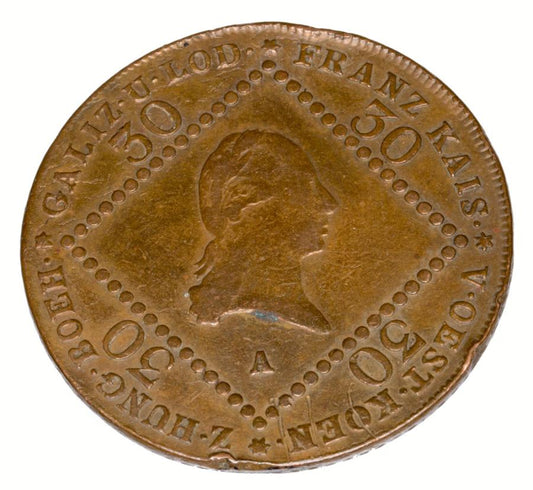 30 kreuzer 1807 François Ier Habsbourg Autriche Vienne