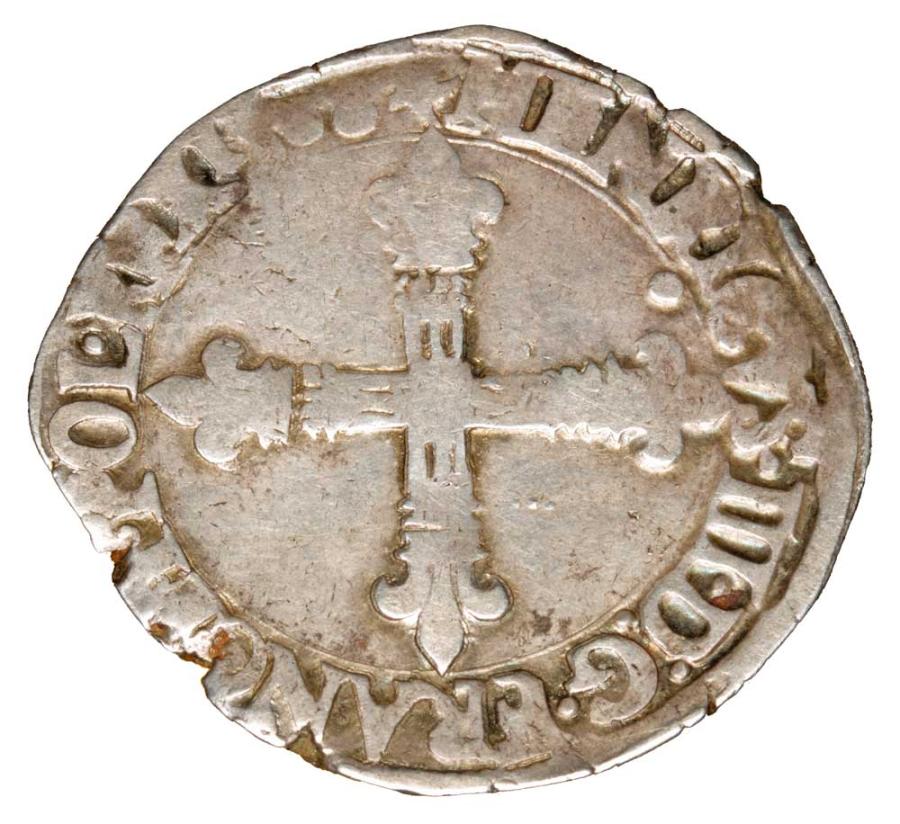 1/4 écu 1584 Henri de Valois France Nantes