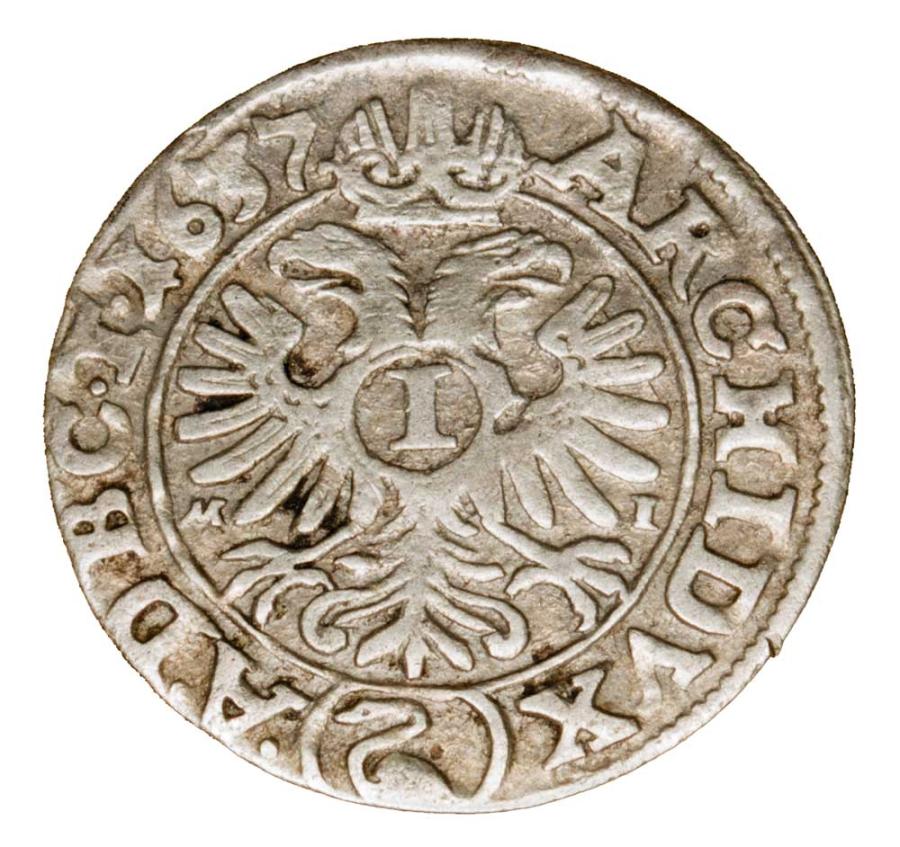 1 kreuzer 1637 Ferdinand III Habsbourg Silésie Wrocław
