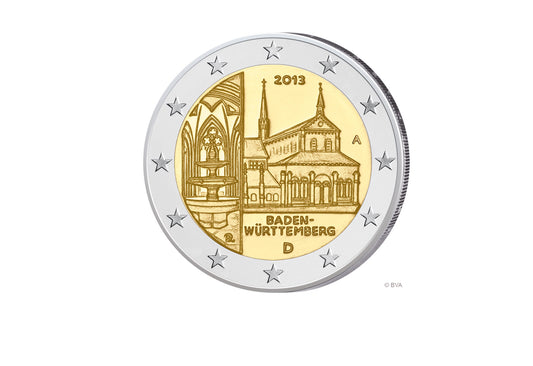 2 Euro 2013 Allemagne Bade-Wurtemberg Maulbronn bfr. Menthe de notre choix