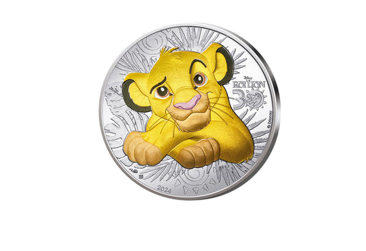 Pièce de 10 euros argent 2024 France Disney 30 ans du Roi Lion