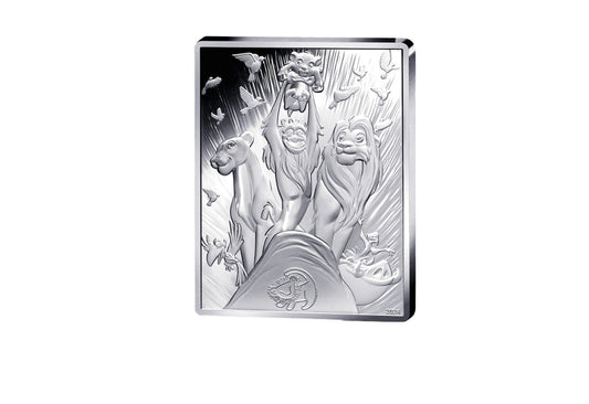 Pièce de 10 euros argent 2024 France 30e anniversaire du Roi Lion, épreuve carrée