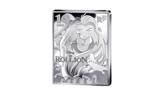 Pièce de 10 euros argent 2024 France 30e anniversaire du Roi Lion, épreuve carrée