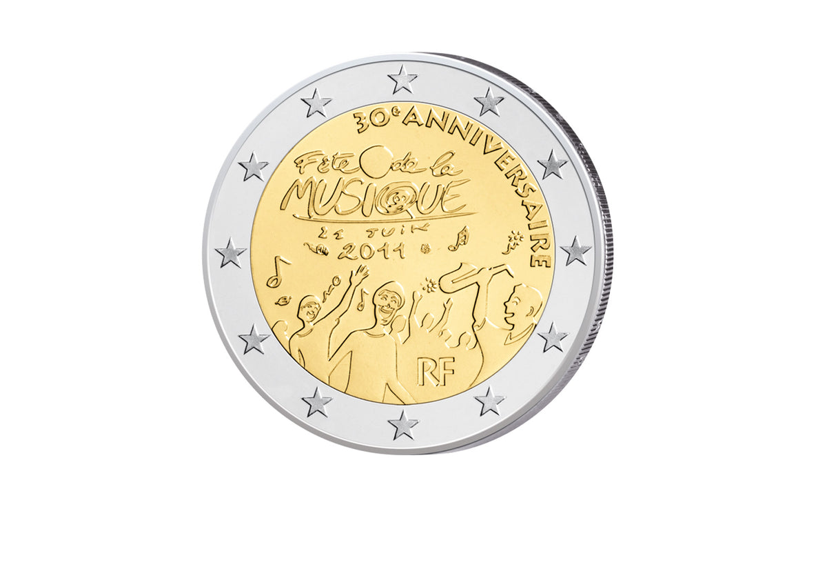 2 Euro 2011 France 30ème Anniversaire de la Fête de la Musique