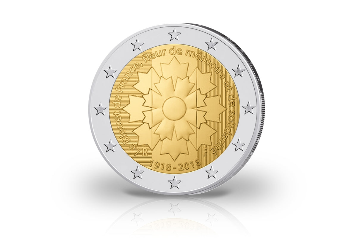 2 Euro 2018 France Bleuet