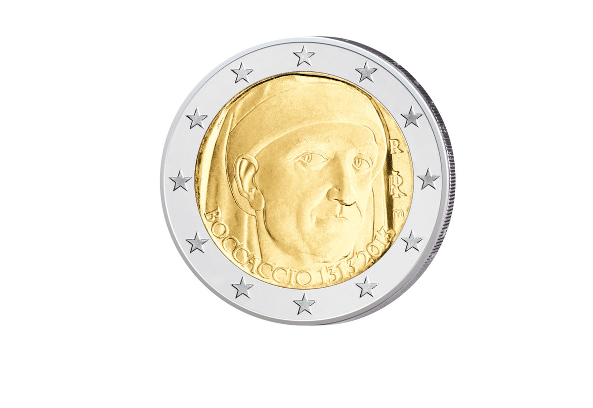 2 Euro 2013 Italie 700e anniversaire de Giovanni Boccaccio