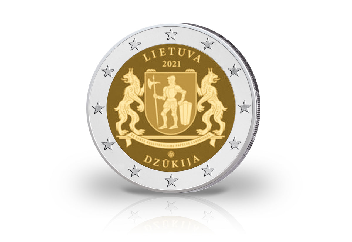 2 Euro 2021 Lituanie Région ethnographique Dzukija