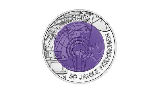 25 euros 2005 Autriche 50 ans de télévision hgh