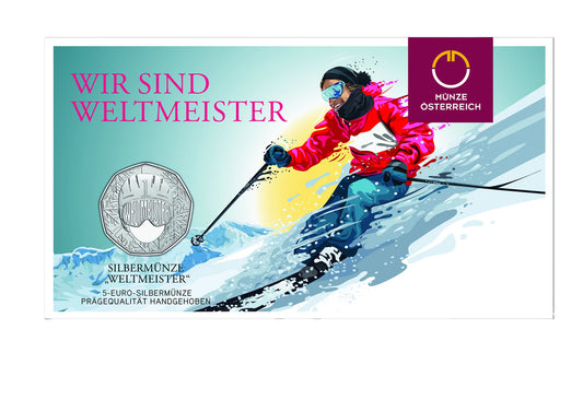 5 Euro Argent 2024 Autriche Saalbach 2025 bfr.