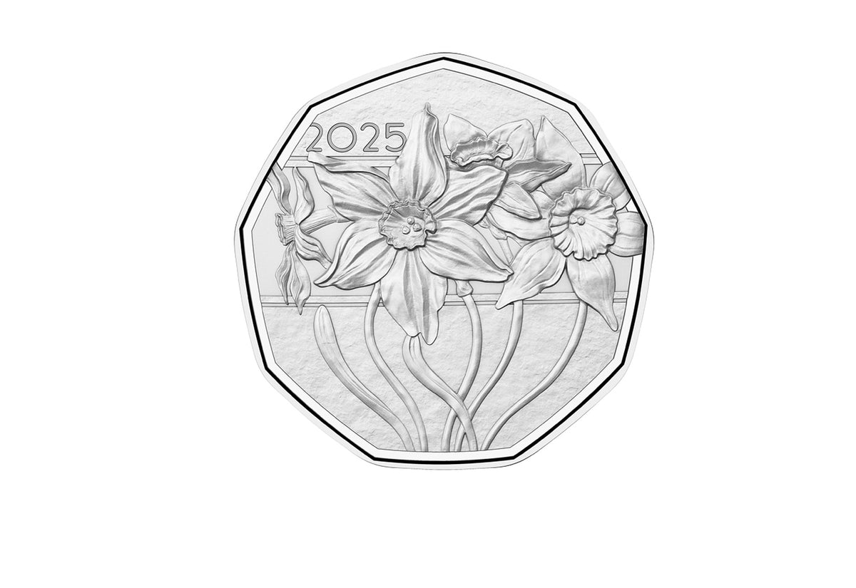 Pièce de 5 euros 2025 Autriche 1/4 oz Argent Jonquilles - Pièce de Pâques