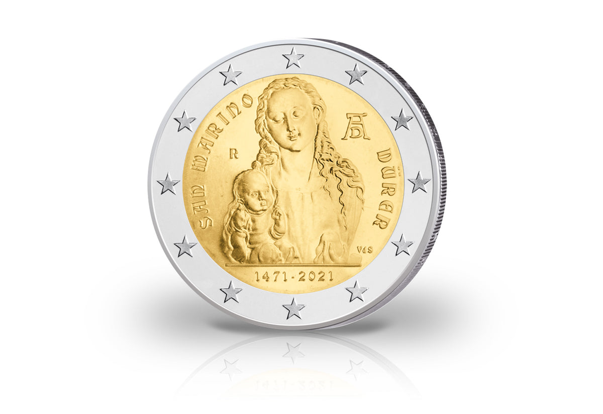2 Euro 2021 Saint-Marin 550e anniversaire de la naissance d'Albrecht Dürer