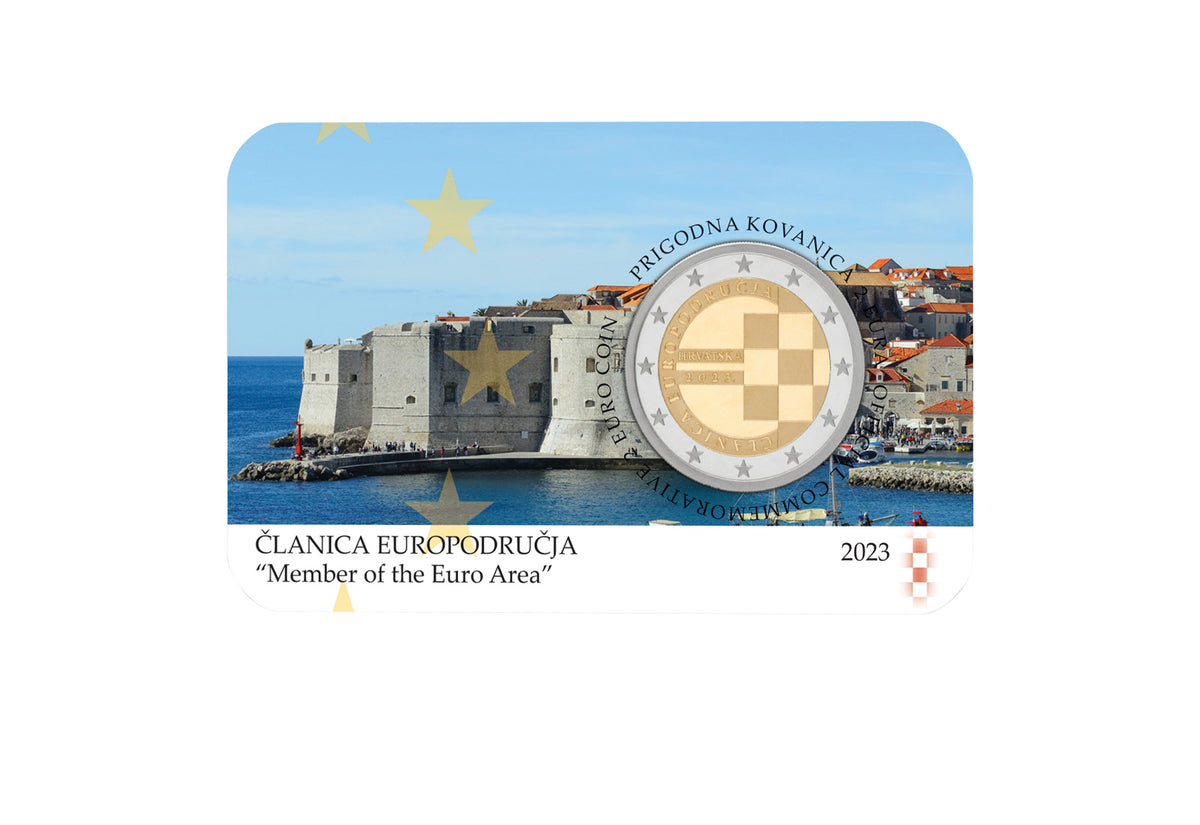 2 Euro 2023 Croatie Membre de la zone euro bfr.