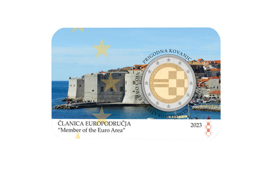 2 Euro 2023 Croatie Membre de la zone euro bfr.